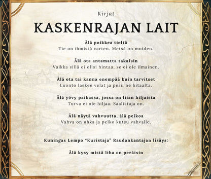 Yö värjää metsän